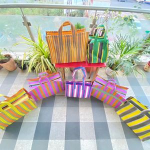 ถุงช้อปปิ้งโพลีโพรพิลีนรีไซเคิลเป็นมิตรกับสิ่งแวดล้อมขนาดใหญ่ถุงพลาสติกแบบยั่งยืนผลิตในอินเดียจำนวนมาก - Product Image 1