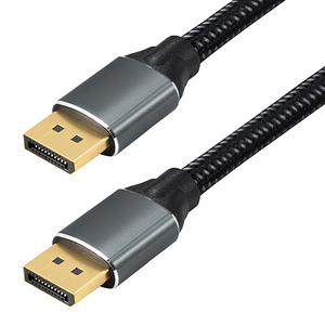 Cavo DisplayPort 2.1 con guaina intrecciata 16K@60Hz con connettore in metallo - Product Image 1