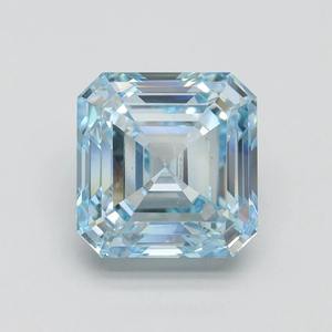 Diamante Suelto de Laboratorio, Corte Asscher, 2.00 Quilates, Azul Fantasía, VS1, Directo de Fábrica Premium, Venta al Por Mayor, Envío del Fabricante - Product Image 1
