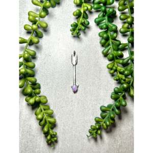 Colgante de Plata de Ley con Ópalo de Joe Martinez, Diseño de Gota de Agua Religiosa, Incrustaciones de Diamantes y Perlas, Engaste de Bisel Plateado, Regalo Religioso - Product Image 1