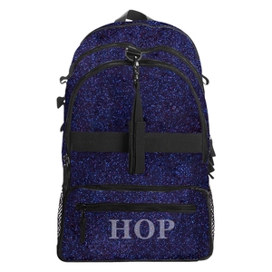 Sacs de sport personnalisés Sac à dos de cheerleading Sacs de cheerleading Sac à dos noir à paillettes Imperméable Conception personnalisée Couleurs Sacs à dos à paillettes - Product Image 2