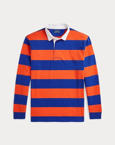 ชุดเสื้อโปโลรักบี้ผ้าฝ้ายถักลายทางสำหรับโรงเรียน380gsm โลโก้แบบถักสำหรับงานหนักออกแบบได้ตามต้องการ - Product Image 5