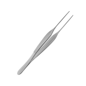 Pince Adson de qualité chirurgicale pointes dentelées droites poignée plate pince de chirurgie plastique de 6 pouces pince Adson chirurgicale - Product Image 2