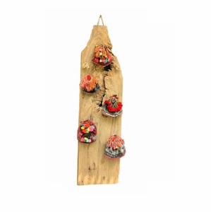 Vente en gros de tissus tissés pour la décoration intérieure, espace nostalgique, utilisation pérenne, étoffes antiques suspendues en bois Vietnam - Product Image 2