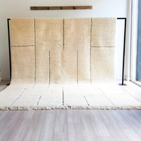 Laine ivoire marocain Beni Ourain tapis sur mesure tapis de salon tapis traditionnels décor à la maison