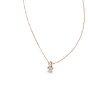 Collier pendentif en diamant CVD créé en laboratoire 0,5 CT VVS-VS EF, or 18 carats, 14 carats, or rose, or jaune, or blanc, bijoux fins de luxe - Product Image 6
