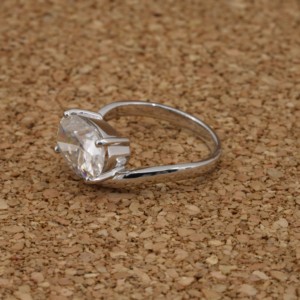 Radiant Chic Lab Grown Diamond Ring 925 Silver Oval Cut VVS2 IGI Certified Luxury Jewelry Wedding Engagement Gift for Women - Product Image 6