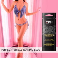 Lotion de bronzage Paquets d'échantillons Crème bronzante sans gluten & Intensifier Sachets de bronzage pour le corps