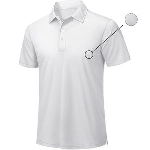 เสื้อยืดโปโลผู้ชายหรูหราแบบสั่งทำผ้าฝ้าย100% คอปกซี่โครงสำหรับฤดูร้อนสีตามสั่ง - Product Image 2