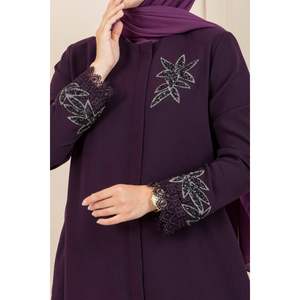 Nouvelle saison, vêtements islamiques d'hiver pour femmes, robe abaya, kaftan, tunique, mode islamique de Dubaï, mode islamique turque, robes islamiques fabriquées en Turquie - Product Image 5