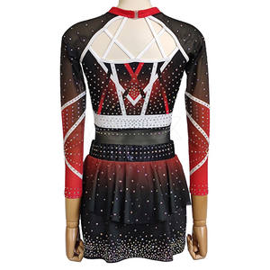 Tenues de cheerleading de haute qualité, 100% polyester, respirantes, séchage rapide, prix de gros, nouveau style, service OEM - Product Image 2