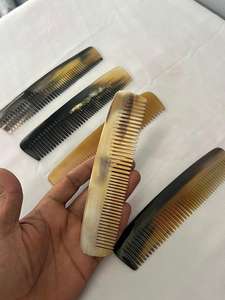 Productos populares de alta calidad, peines de pelo de cuerno, peines de mango de cuerno de búfalo en La India con el mejor precio - Product Image 5