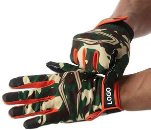 Uniforme de football américain imprimé personnalisé de haute qualité 100% gants en cuir avec conception de logo personnalisée - Product Image 2