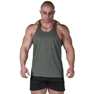 Débardeur de sport de compression pour homme, débardeur de musculation, anti-transpiration, 100% coton, sous-vêtement pour homme - Product Image 4