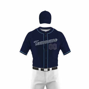 Dernière conception Faible taux et bon matériel Services OEM Tendance Mode et bonne vente Uniforme de baseball pour hommes - Product Image 2