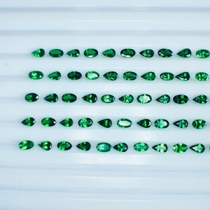 พลอย tsavorite ธรรมชาติแบบหลวมมีความแวววาว AAA และสีเขียวสดใสคมชัดสูงและราคาที่ดีที่สุด - Product Image 4