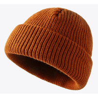 Bonnet d'hiver vintage en laine mélangée tricotée, broderie motif tropical/lettres, unisexe, pour le sport, le ski, les voyages - Chaud et confortable