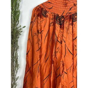 Vintage Recycled Silk Sari Boho Pyjama Drawstring Style Wide Legs Comfortable Nightwear Beach Wear Free Size Christmas Gift - Product Image 2