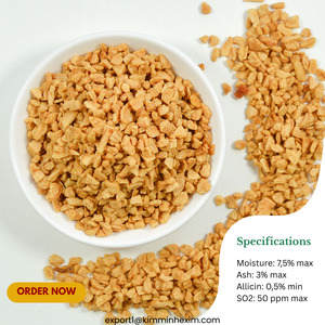 Copos de Ajo Frito de Alta Calidad _ Ajo Dorado Crujiente para Venta al por Mayor y Suministro B2B - Product Image 3