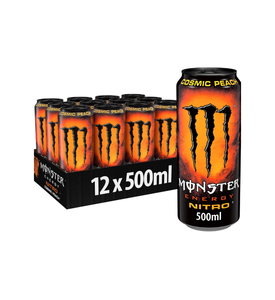 Bulk Monsters Nitro Cosmic Peach 24 Pack 500ml Each Master Carton Net Weight 12.5kg For Cash And Carry Wholesale Clubs - Product Image 5