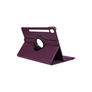 Étui rotatif Netzy pour Galaxy Tab S9 FE compatible SAFA - Support pour tablette PC rouge - Product Image 4