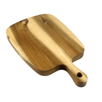 Ensemble de planches à découper en bois d'acacia rectangulaires, gadgets de cuisine avec poignée pour la viande, le pain, la charcuterie, rangement en bambou, matériau alimentaire