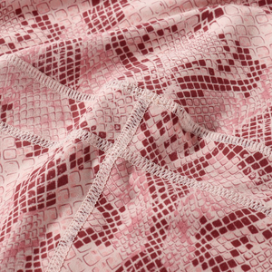 Hot Selling Knitted Seamless Printed Leggings with Pockets for Women Mid Waist <b>Tummy</b> <b>Control</b> Gym Workout Yoga - Product Image 4