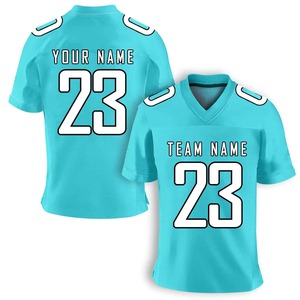 Maillot de football américain personnalisé respirant imprimé personnalisé pour adultes maillot de football personnalisé tendance haut à séchage rapide - Product Image 2