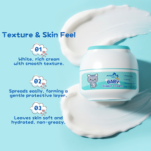 <span class=keywords><strong>Crema</strong></span> per Pannolini Delicata a Marchio Privato con Estratto di Centella Asiatica e Burro di Semi di Cacao per una Pelle del Bambino Liscia e Idratata - Product Image 5