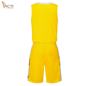 Uniformes de Baloncesto Personalizados para Adultos, Transpirables, de Secado Rápido, 100% Poliéster, Sin Mangas, Ropa de Equipo de Alta Calidad, MOQ Bajo - Product Image 3