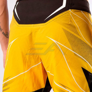 Latest Design Customized Logo Lightweight Breathable High Quality Loose Fit Polyester/Nylon MMA Shorts for Men-Wholesale OEM - Product Image 6