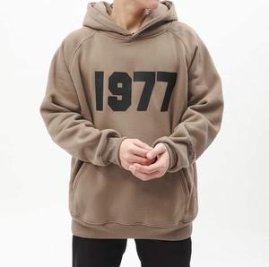 Personnalisé de haute qualité coton épais épais pull éponge français survêtement de haute qualité épaule tombante polaire sweat à capuche surdimensionné - Product Image 2