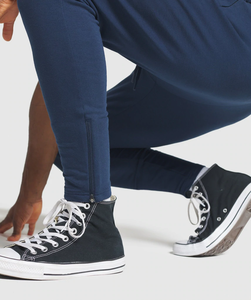 กางเกงวอร์มลำลองทรงสลิมฟิตของผู้ชายกางเกงวิ่งแฟชั่นใหม่ไนลอนยืดหยุ่นแบบปรับแต่งโลโก้ได้เอวกลางแบบตรง - Product Image 5