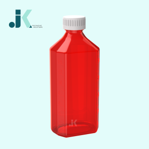 ขวดน้ำเชื่อมทรงรี PET ขนาด 400 มล. พร้อมฝา CR สีอำพัน บริการ OEM/ODM เมืองโฮจิมินห์ บริษัทเจเค แพ็คกิ้ง โซลูชั่นส์ รุ่น M0751 - Product Image 2
