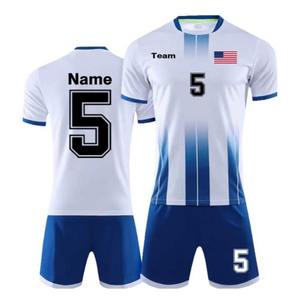 Conception personnalisée Uniforme de football en tissu de qualité supérieure Large gamme de tailles Nouveau style de chemises d'entraînement pour la pratique du football Porter - Product Image 4