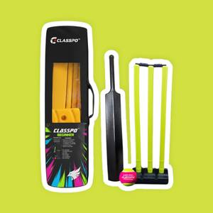 Ensemble de cricket en plastique personnalisé | Chauve-souris, balle et souches pour enfants Jeu en plein air, école, plage, cadeaux promotionnels et d'entreprise - Product Image 1