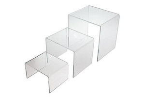 Estante escalonado de soporte de exhibición de acrílico de varios niveles personalizado para joyería al por menor, cosméticos, Figuritas y coleccionables - Product Image 6