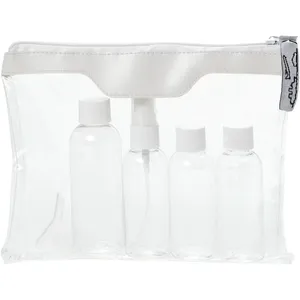 Ensemble de bouteilles de voyage personnalisées Munich, gadgets personnalisés pour trousse de toilette - Product Image 4