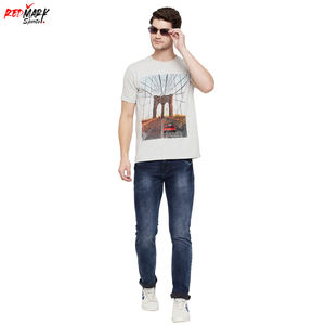 2023 T-shirts pour hommes sur mesure meilleure qualité 100% polyester/coton flanelle nouveau Design vêtements personnalisés - Product Image 2