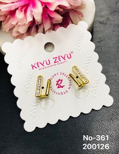 Pendientes de Acero Inoxidable con Diseño Minimalista y Moderno para Mujer, Regalo de Boda o Compromiso, Conjuntos de Joyería - Product Image 4