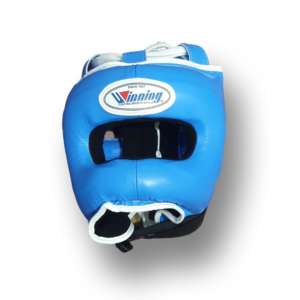 Guantes de combate de boxeo ganadores al por mayor y conjunto de protector de cabeza/ingle de entrenamiento con cordones de cuero PU de alta calidad para artes marciales - Product Image 3