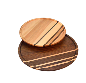 Bois Lazy Susan standard Qualité Fête de Noël Salle de service utilisation bois paresseux Susan personnaliser emballage fabriqué en Inde - Product Image 3