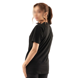 เสื้อยืดผ้าฝ้ายพิมพ์ลายทรงพอดีตัวสำหรับผู้หญิงเสื้อยืดสตรีทเสื้อระบายอากาศได้ดีสีพื้น - Product Image 4