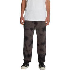 Pantalon de jogging droit délavé personnalisé pour homme, taille mi-haute, style streetwear, cordon élastique, molleton, grande taille, décontracté - Product Image 1