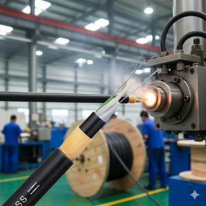 ISO chứng nhận giá thấp OEM/ODM Chất lượng cao Kháng UV, không thấm nước cáp quang span 500m 6-96 lõi nhà sản xuất - Product Image 5