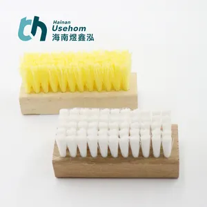 Wholesale PP Curved Wire Handle Shoe Cleaning Brush Sneaker Cleaner With Custom Logo