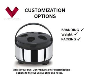 Fournisseur direct d'usine, casserole en acier inoxydable isolée de 1000 ml, grande marmite avec couvercle en plastique facile à transporter - Product Image 3