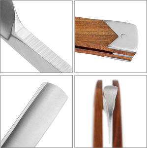 Maquinillas de afeitar de acero manuales para hombre al por mayor, Cuchillas intercambiables para corte de pelo, navaja de afeitar, uso de peluquero - Product Image 5