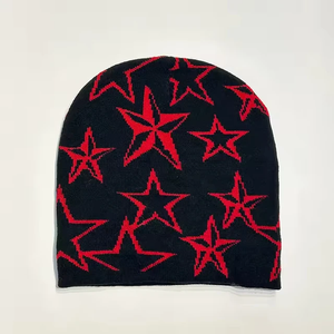 Bonnets d'hiver avec logo brodé de haute qualité Bonnets en tricot court Service entièrement personnalisé 2024 Vente en gros Classique personnalisé - Product Image 2