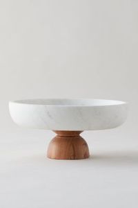 Bol en marbre américain, bol de service décoratif pour table, design moderne et luxueux, respectueux de l'environnement, personnalisé pour la maison, le café, bol de service - Product Image 4